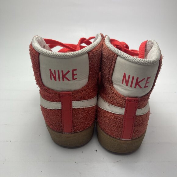 Nike Blazer Mid, Orange Suede Shoes Sneakers, Women’s 5.5 (518171-801) - Picture 2 of 14